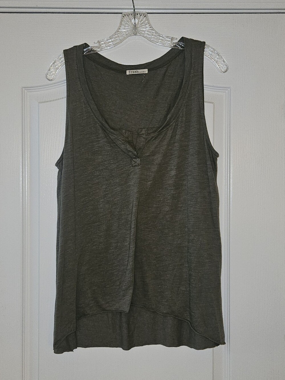 Fresh Laundry Scoop Neck High-Low Tank